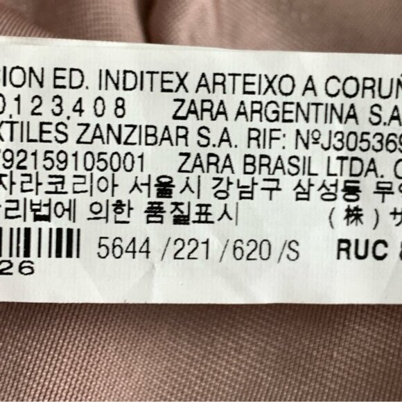 NWT Zara Velvet Bodysuit in Shimmering Rose Gold - Picture 5 of 7